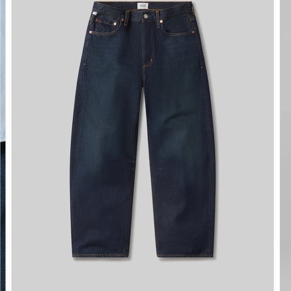 Citizens Of Humanity Women's Relaxed Dark Blue Jeans